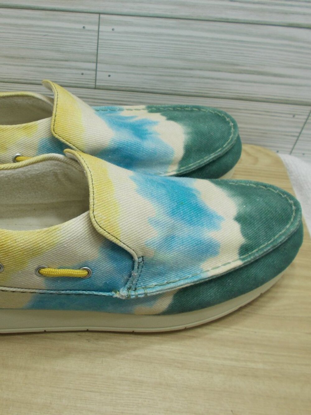 Sperry Moc Sider Tie Die Slip On Women's 9.5 Shoes STS87054